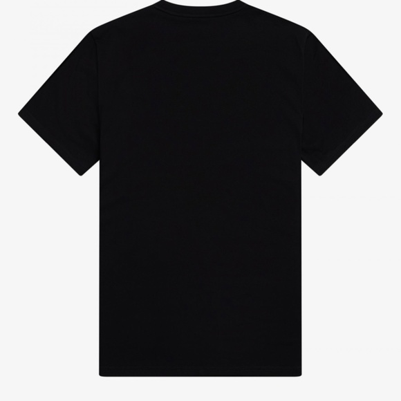 Fred Perry Crewneck T-shirt in Black with Crest Logo - M4583 Size Large - BNWT - Picture 4 of 5